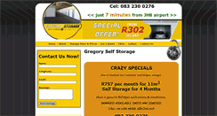 Desktop Screenshot of johannesburg-storage.co.za